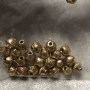 Gold Plated 5mm Bicone Beads