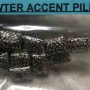 Pewter Accent Pillow Beads