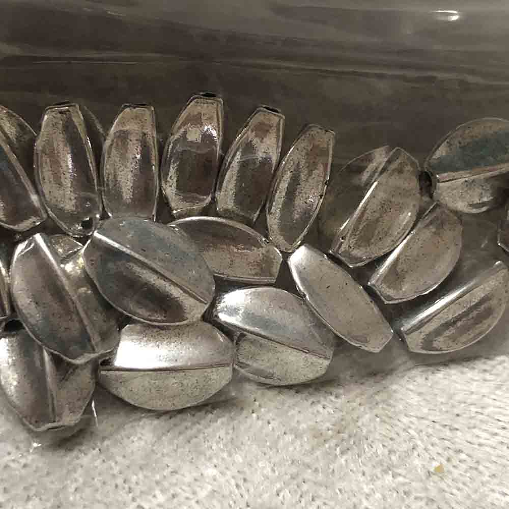 Pewter Fins Metal Beads