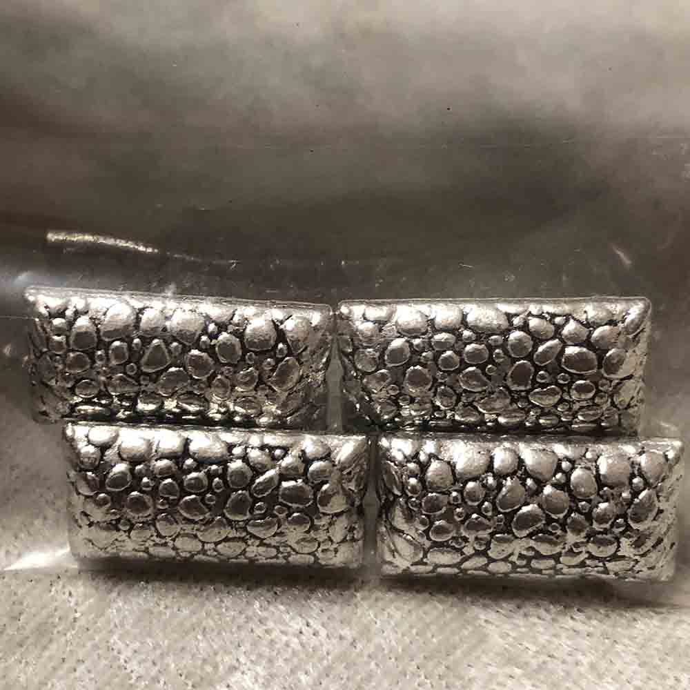 Pewter Cobblestone Pillow Beads