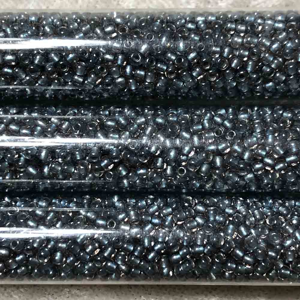 11/0 Steel Blue Lined 377E Japanese Seed Beads