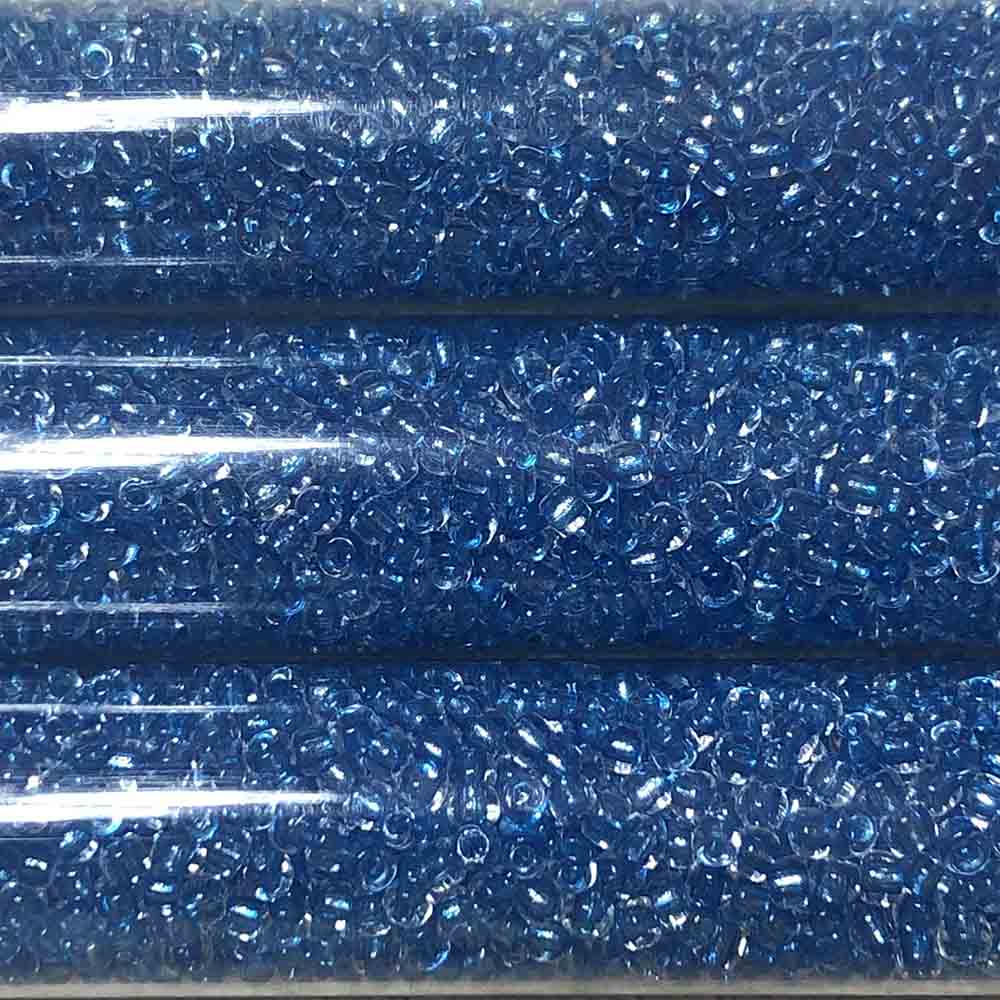 11/0 Blue Lined Light Blue 376J Japanese Seed Beads