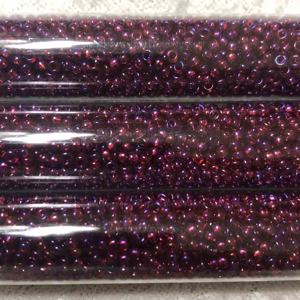 11/0 Transparent Cranberry AB 299J Japanese Seed Beads