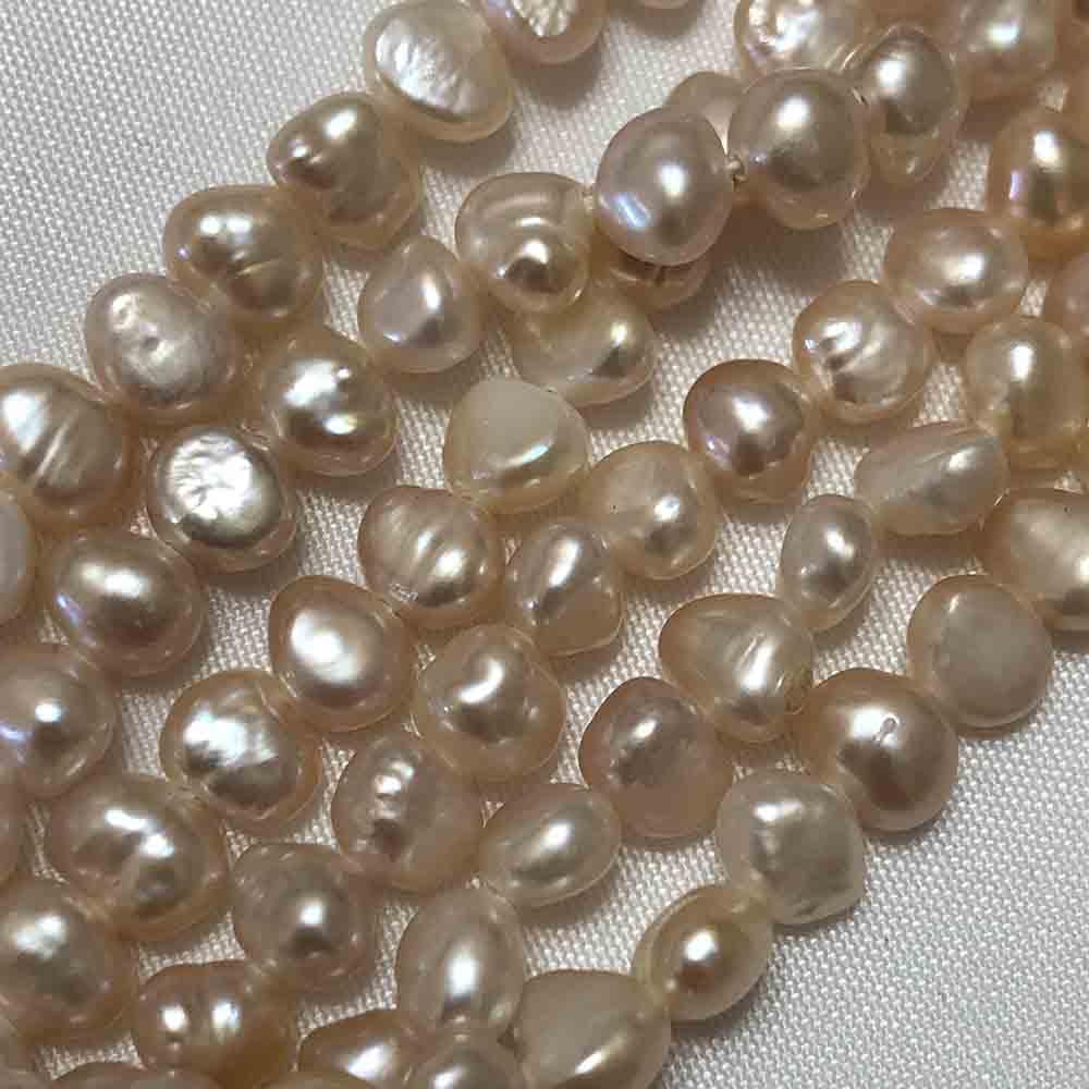 Small Cream Roundish Cultured Pearls