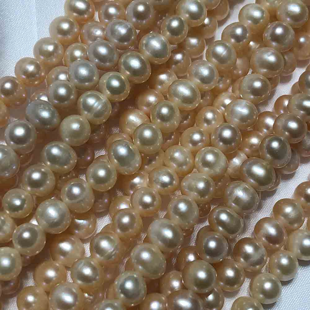 Medium Light Pink Oblong Cultured Pearls