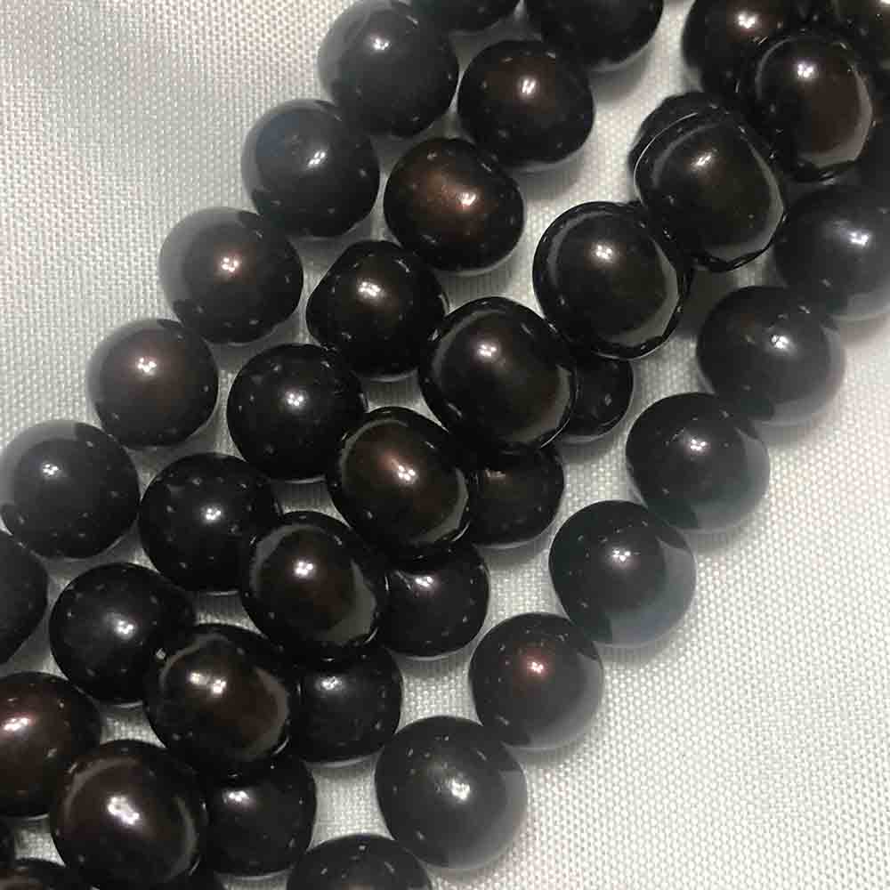 Medium Dark Bronze Round Cultured Pearl