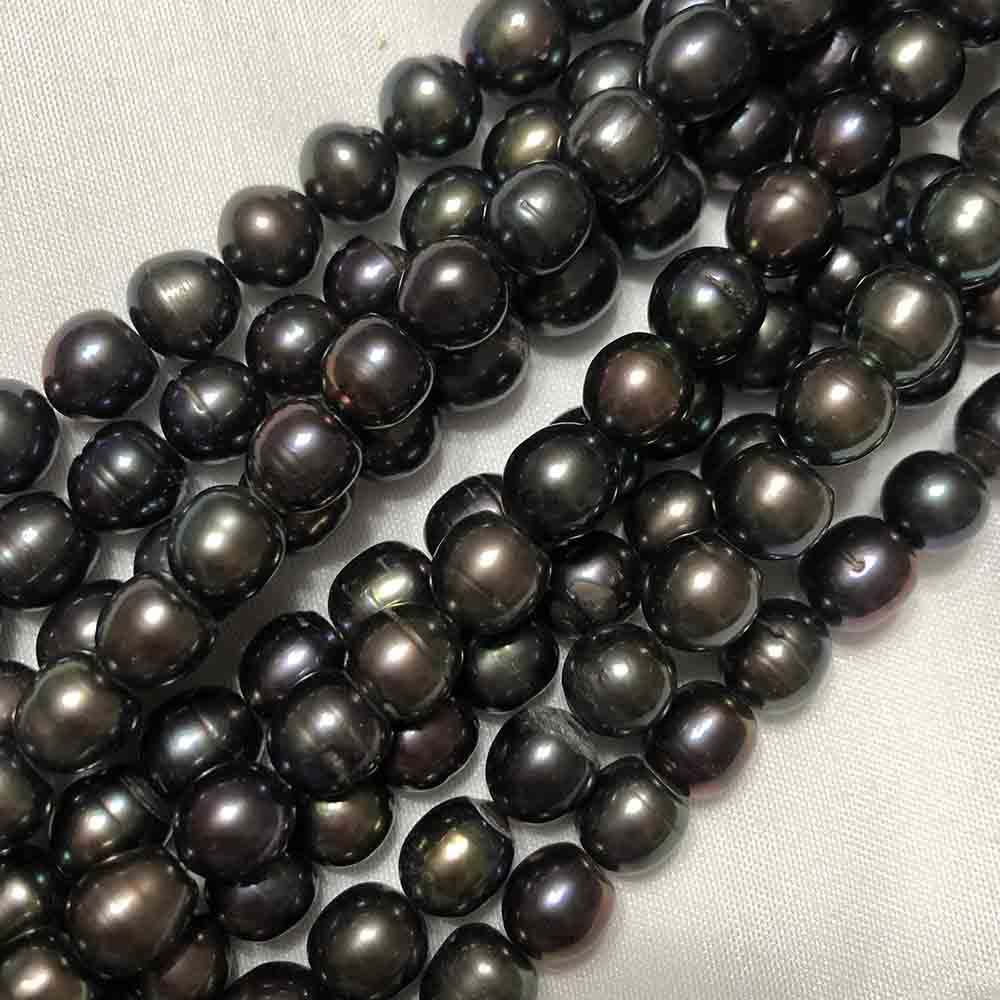 Medium Dark Purple Oblong Cultured Pearls