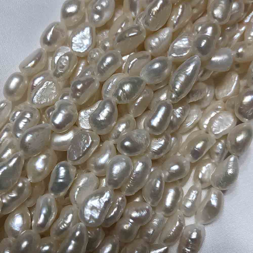 Large Cream Irregular Oblong Cultured Pearls