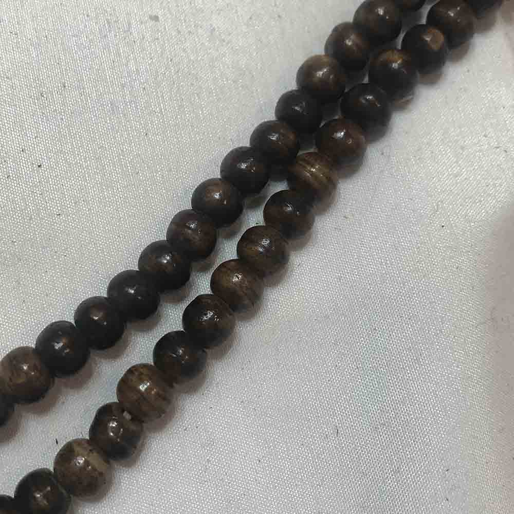 Medium Small Wooden Fat Saucer Beads