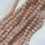 Small 4mm Dyed Pink Shell Round Beads