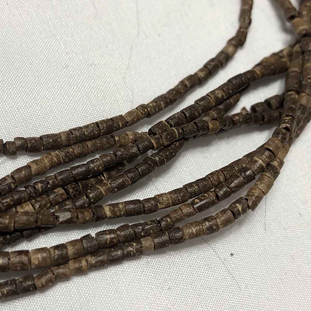 Small Dark Brown Coconut Shell Heishi Beads