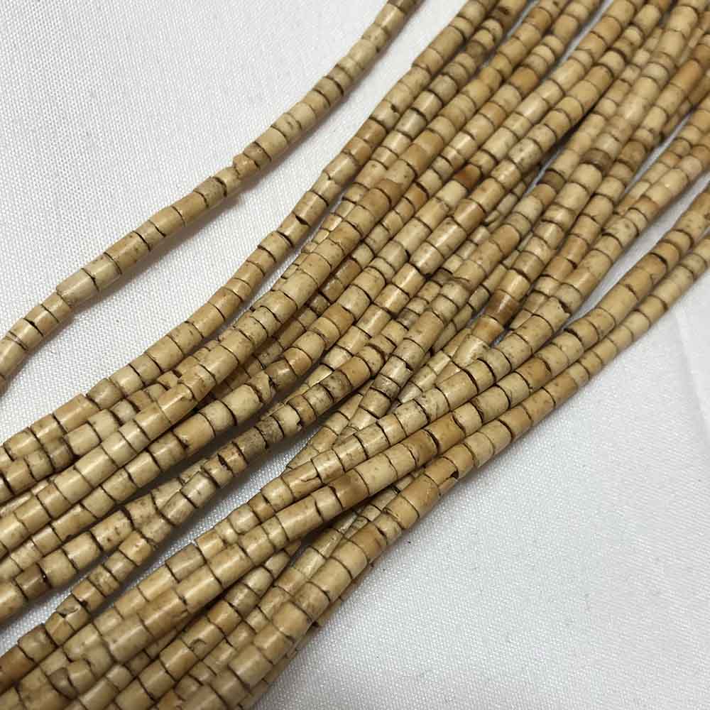 Small Cream Coconut Shell Heishi Beads