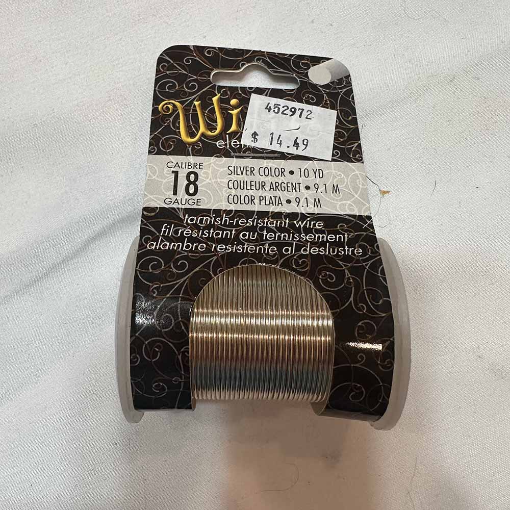 1 spool 18ga Silver Color Jewelry Wire