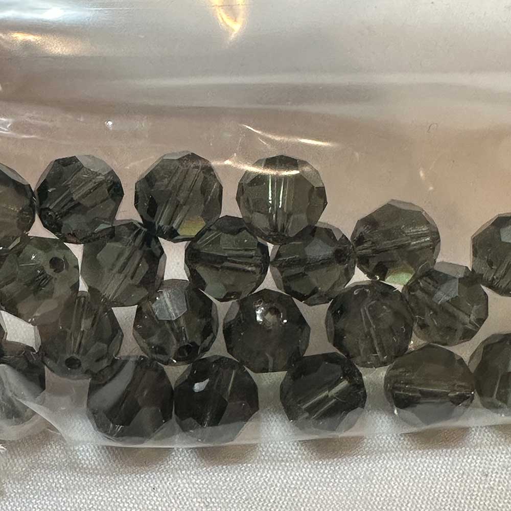 Tourmaline 8mm Round Crystal Beads