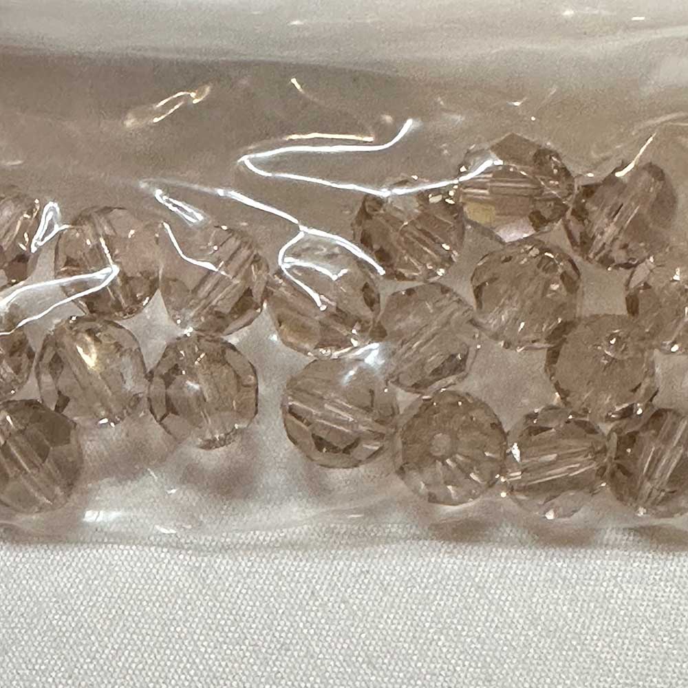 Vintage Rose 8mm Round Crystal Beads