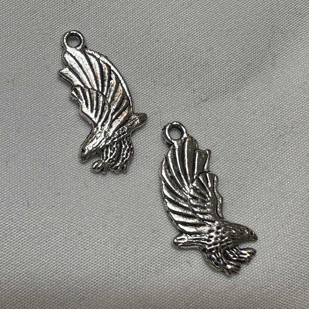 Screaming Eagle Silver Finish Charm