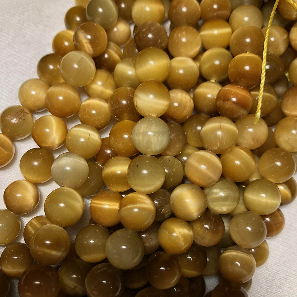 Honey Tigereye Round 8mm Beads