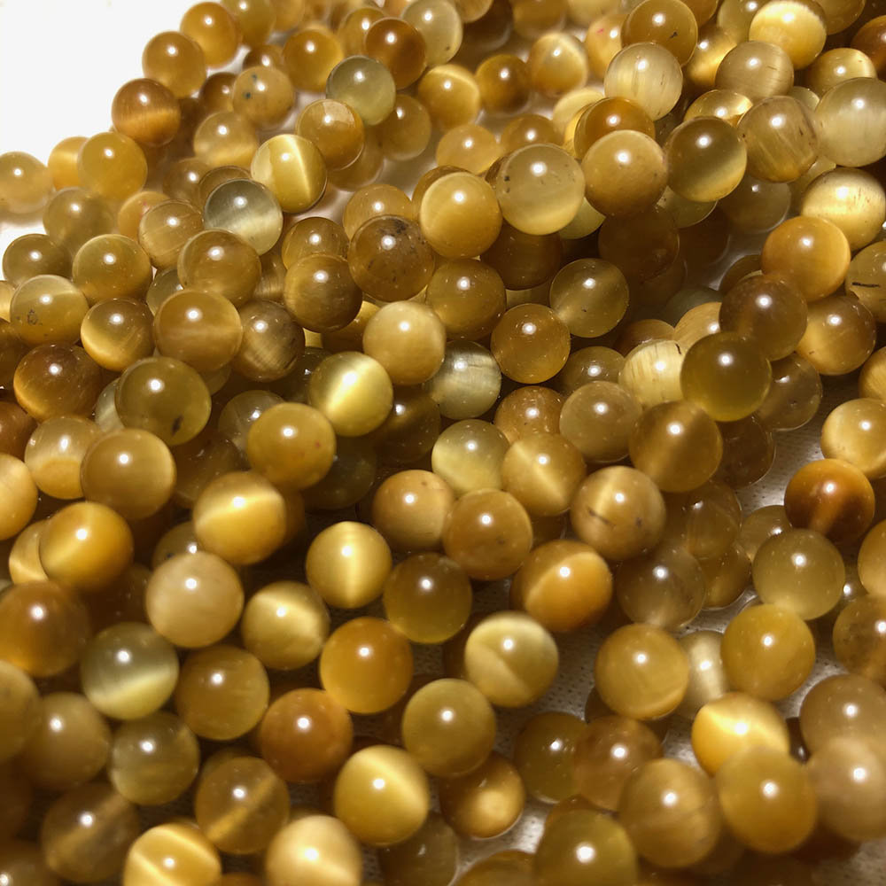 Honey Tigereye Beads 6mm Round