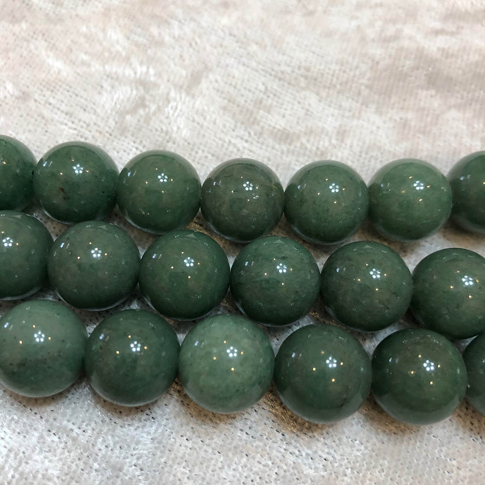 Green Aventurine Round 12mm Beads