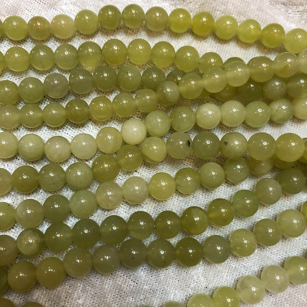 New Jade Round 8mm Beads