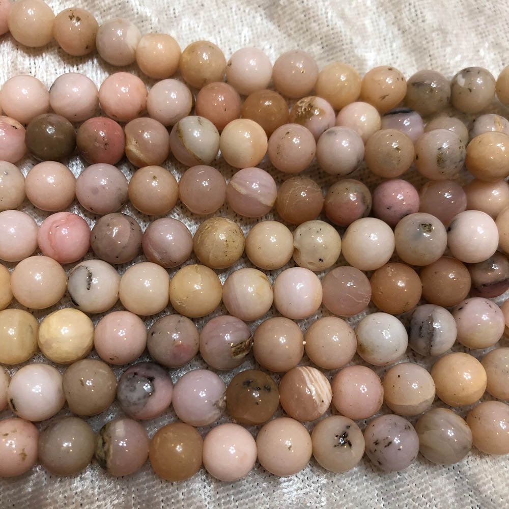 Pink Opal Round Bead 8mm