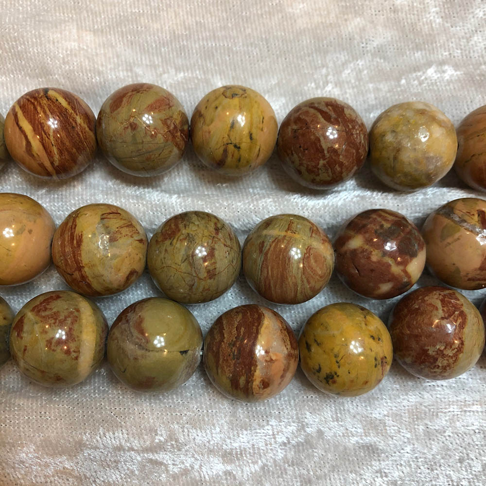 Venus Jasper Round Beads 18mm