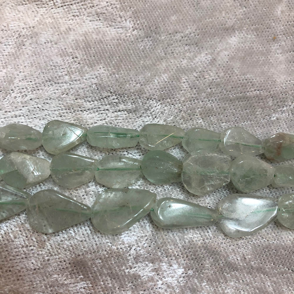 Light Green Dyed Quartz Teardrops 12mm