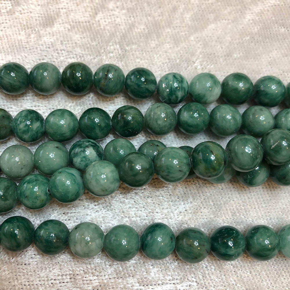 Dyed Green Jasper Round Beads 8mm