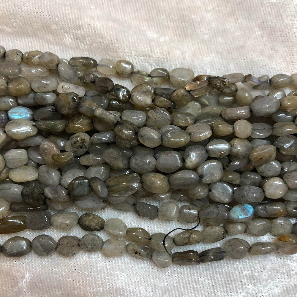 Labradorite Small Oval Beads 5mm x 8mm