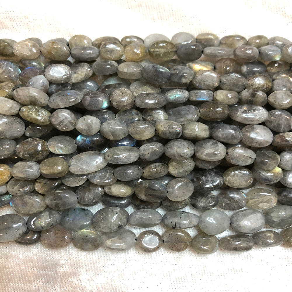 Labradorite Medium Oval Beads 6mm x 8mm