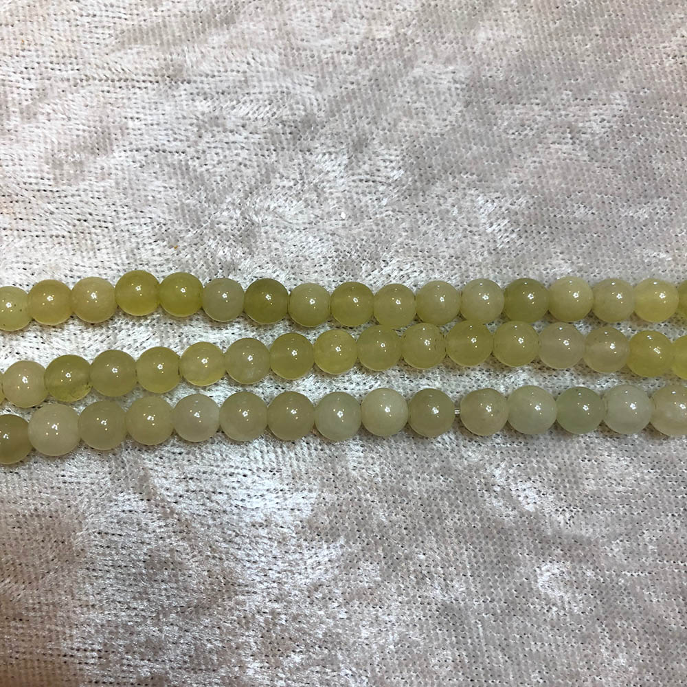 New Jade Round Beads 6mm