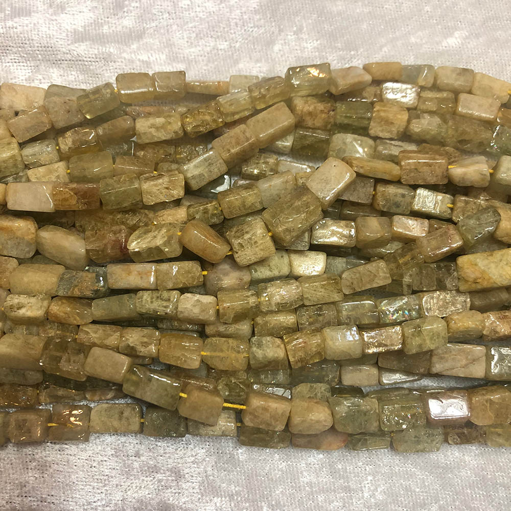 Pineapple Jasper Rectangle Beads