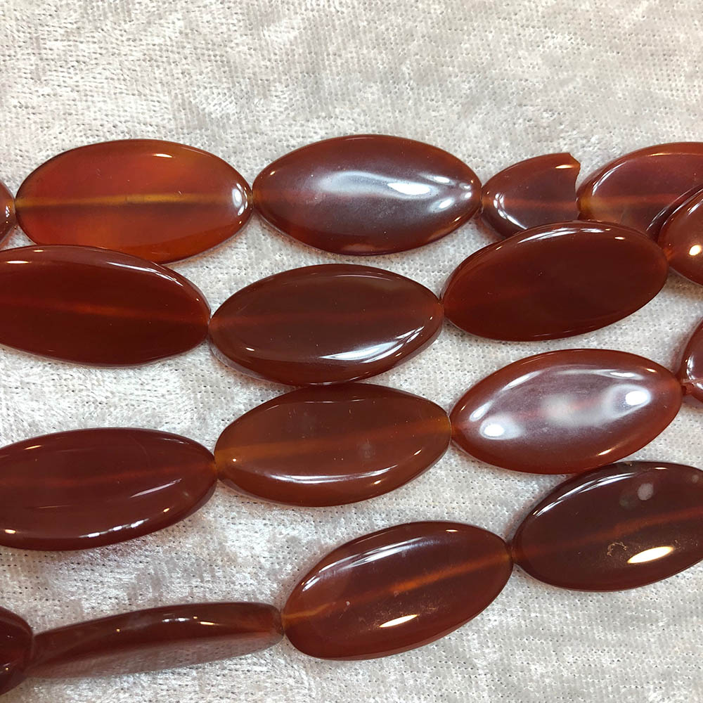 Large Dark Carnelian Flat Ovals