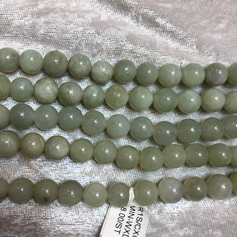 New Jade Medium Round Beads