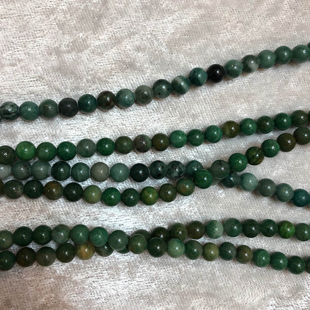 Brazil Rainforest Jasper Round Beads