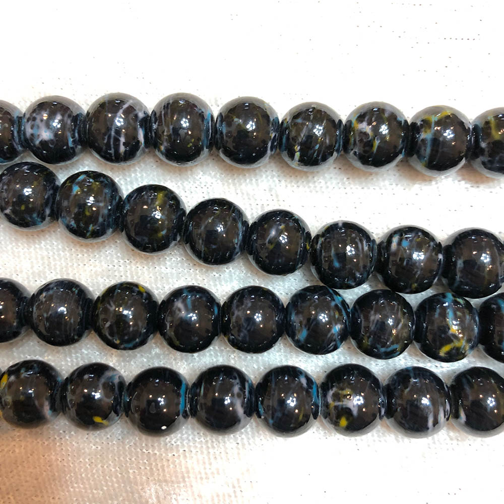 Rainbow Obsidian Round Beads