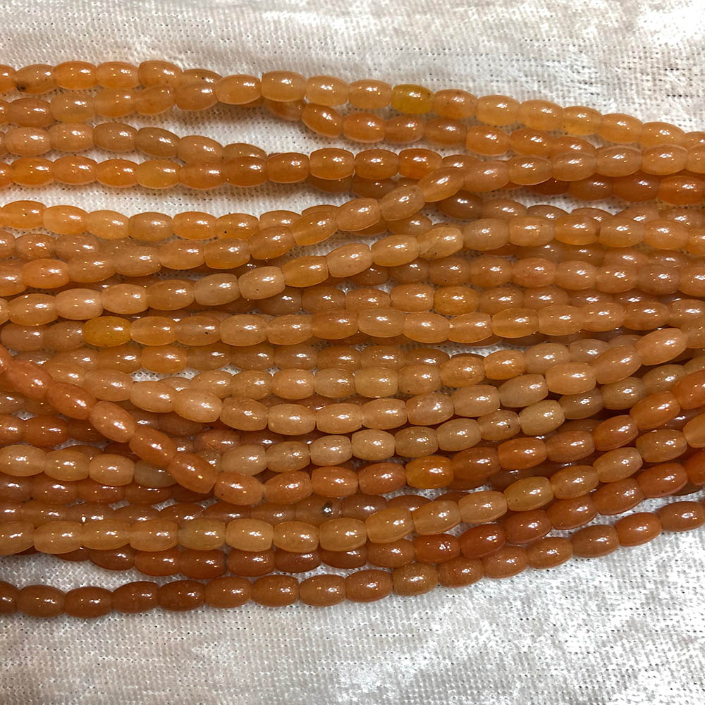 Red Aventurine Small Rice Beads