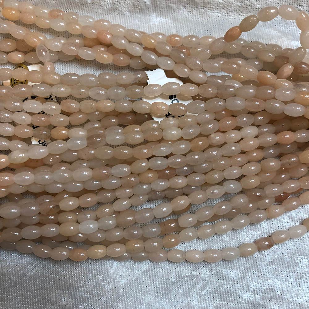 Pink Aventurine Small Rice Beads