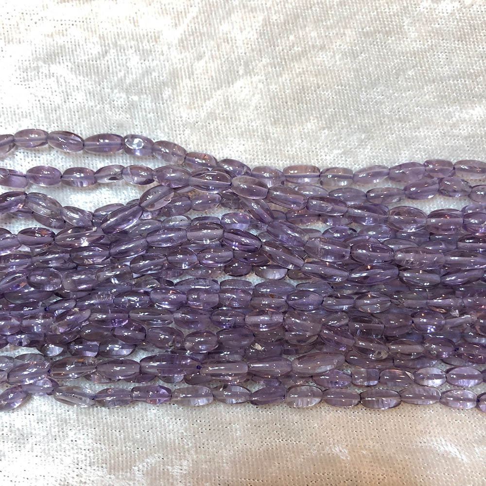 Purple Amethyst Small Rice Beads