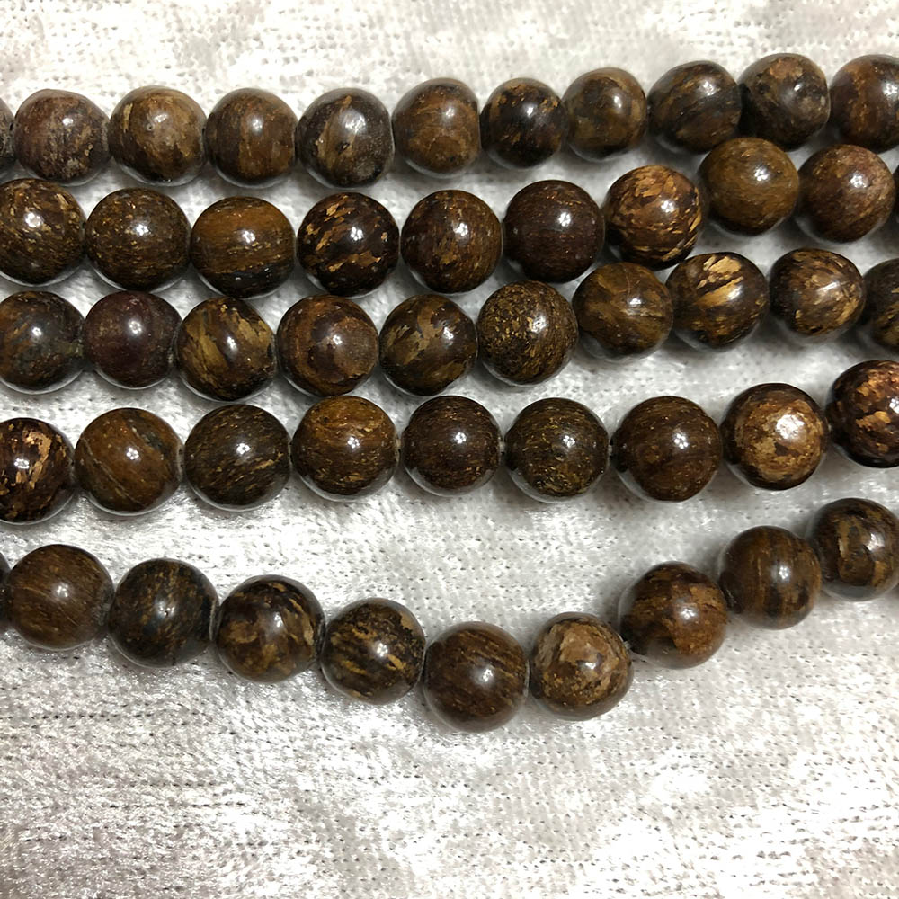 Bronzite Round Beads