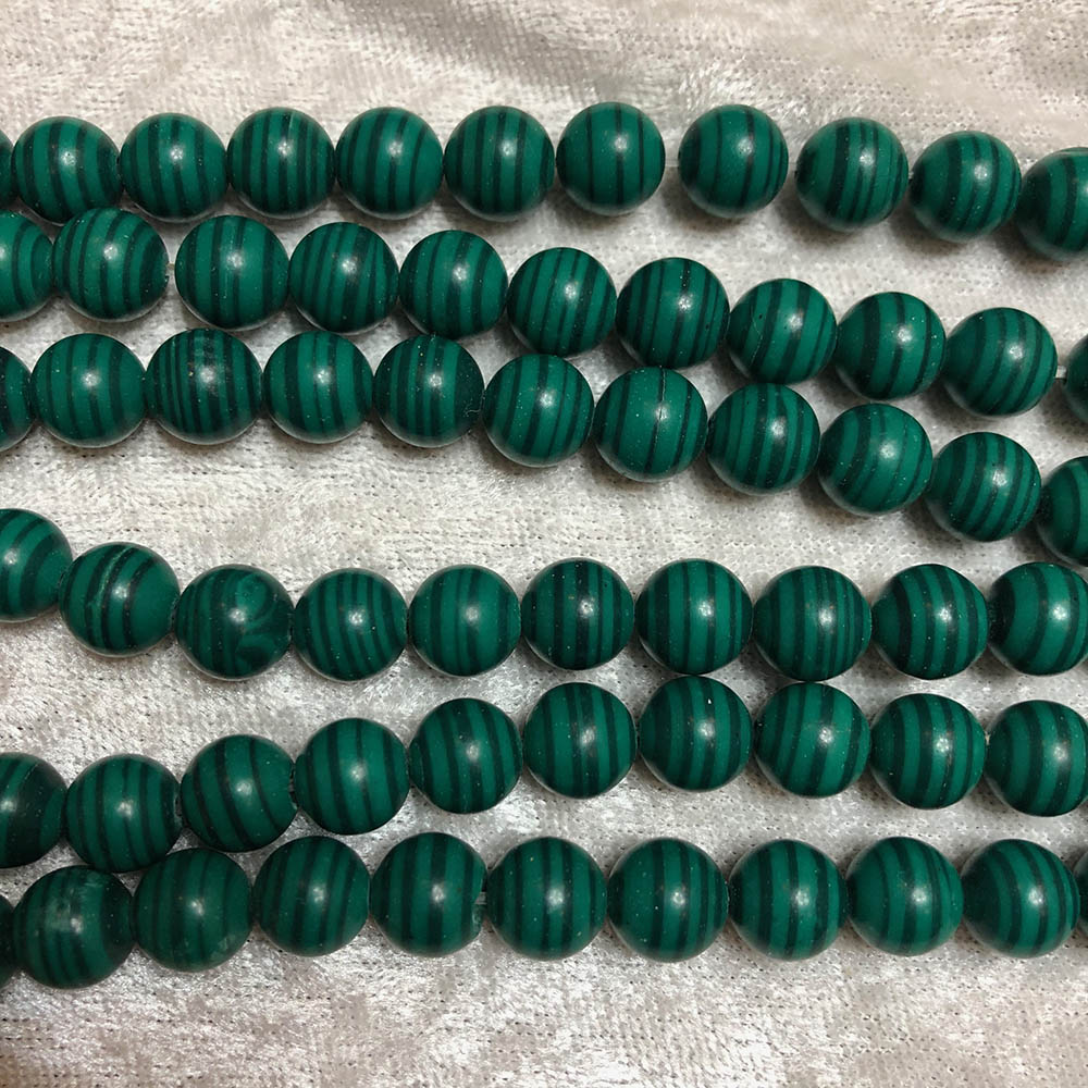 Malachite (dyed) Round Beads 8mm