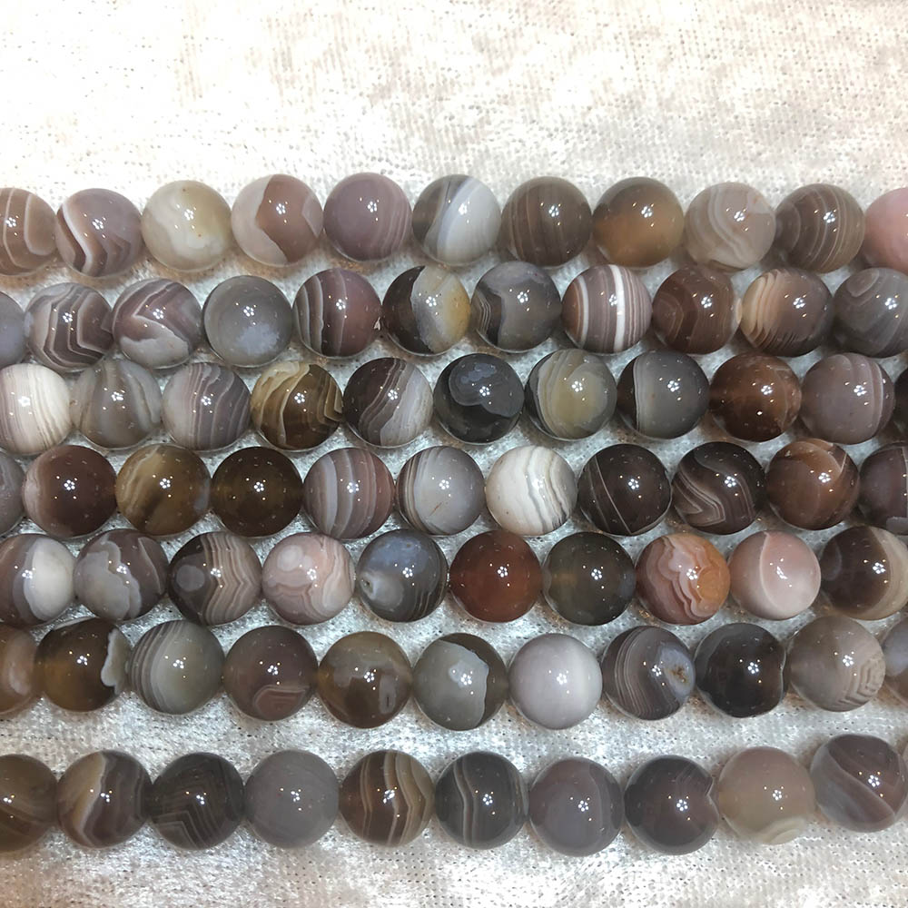 Botswana Agate Large Round Beads