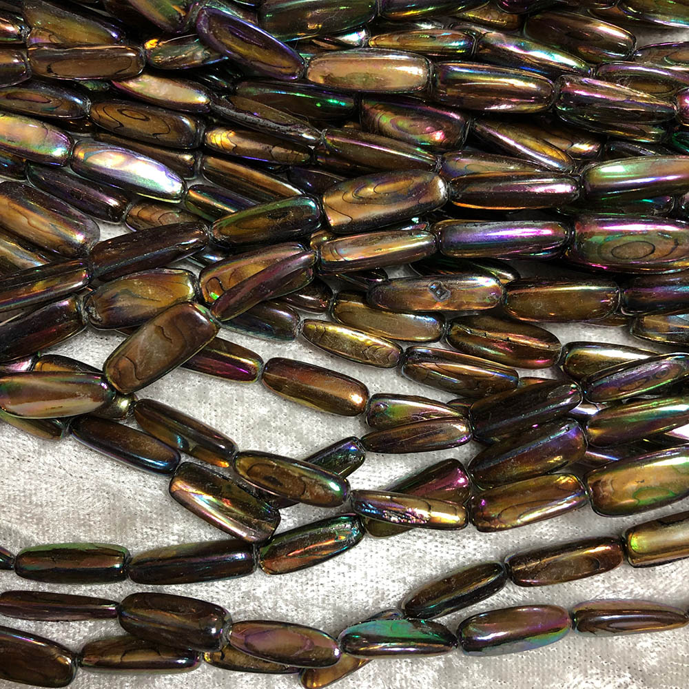 Abalone Shell Tube Beads