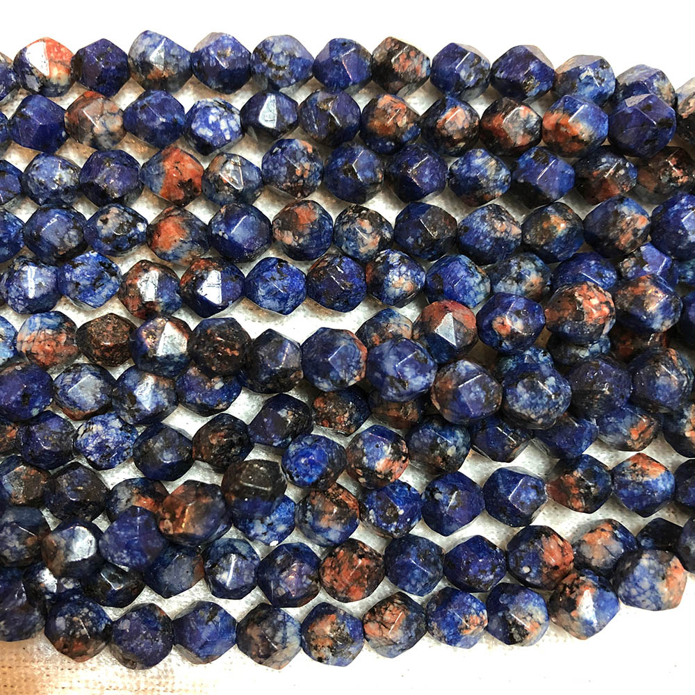 Lapis Lazuli Faceted Round Beads