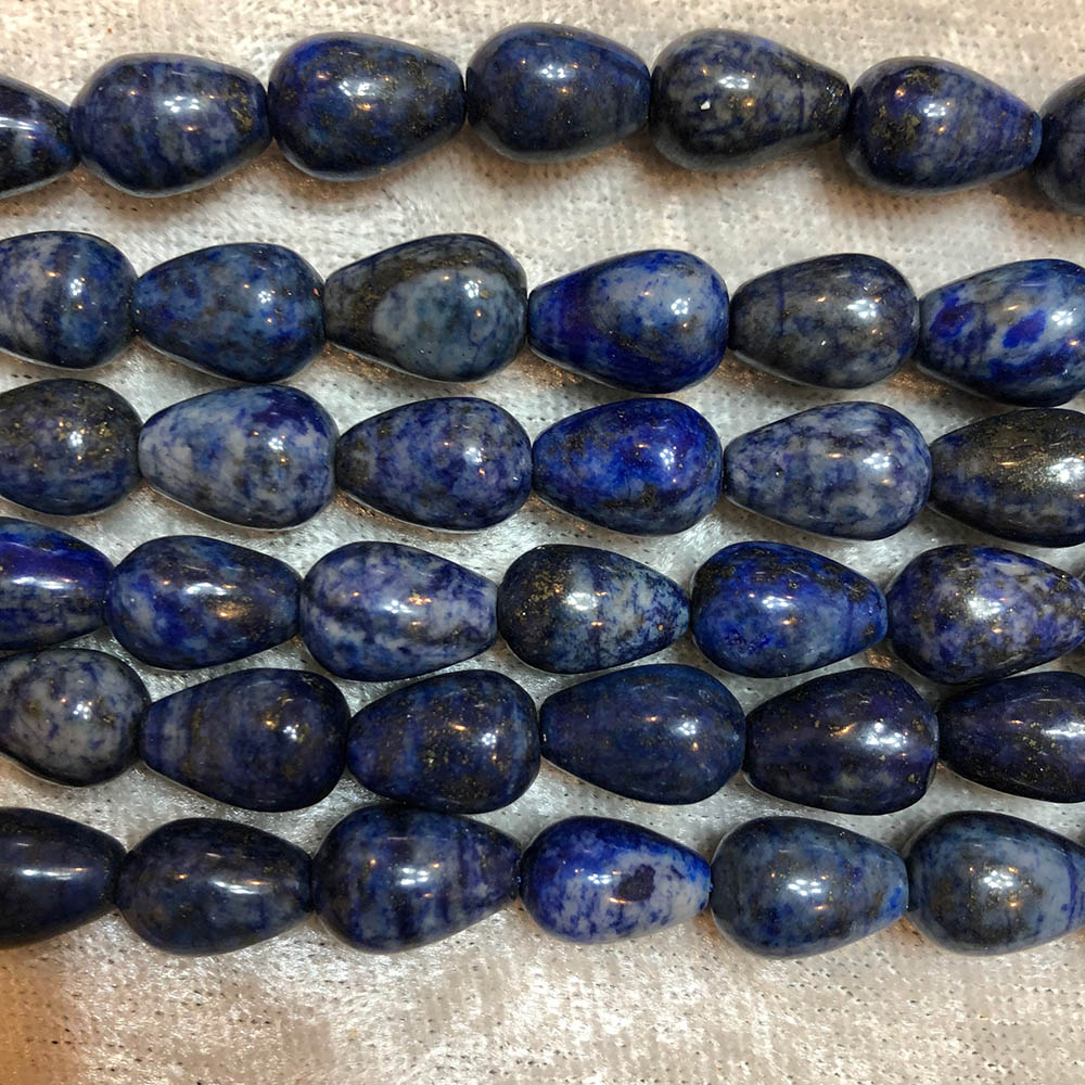 Lapis Lazuli Drop Shaped Beads