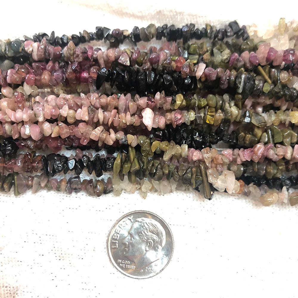 Tourmaline Small Chip Beads