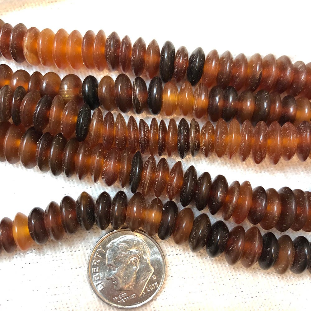 Water Buffalo Horn Large Saucer Beads