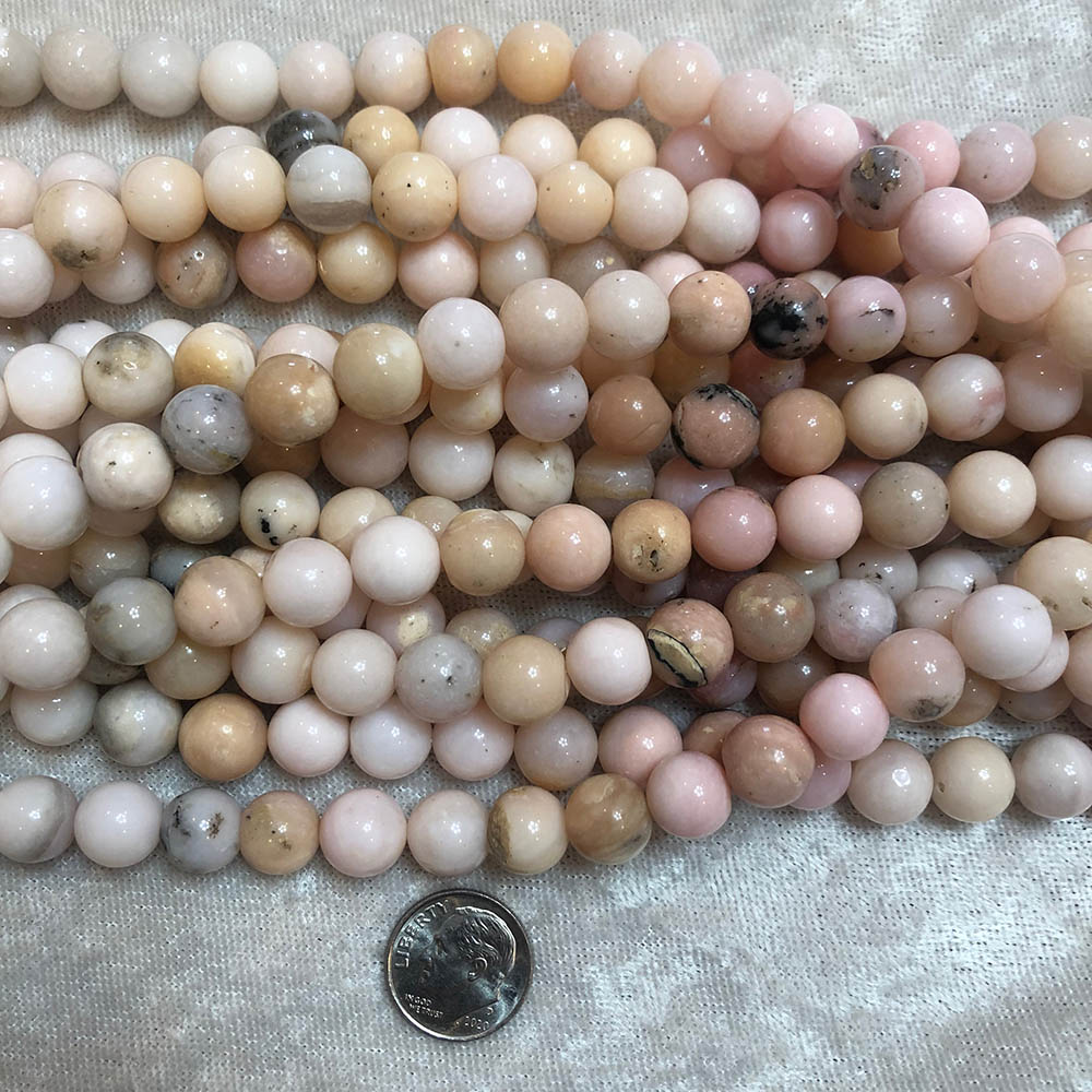 Pink Opal Round Beads