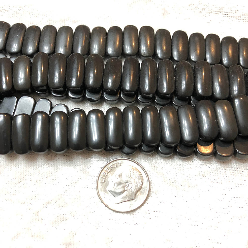 Onyx Double Hole Large Oval Side Drilled Beads