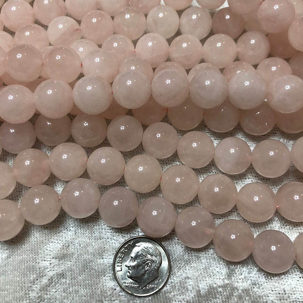 Rose Quartz Large Round Beads 12mm